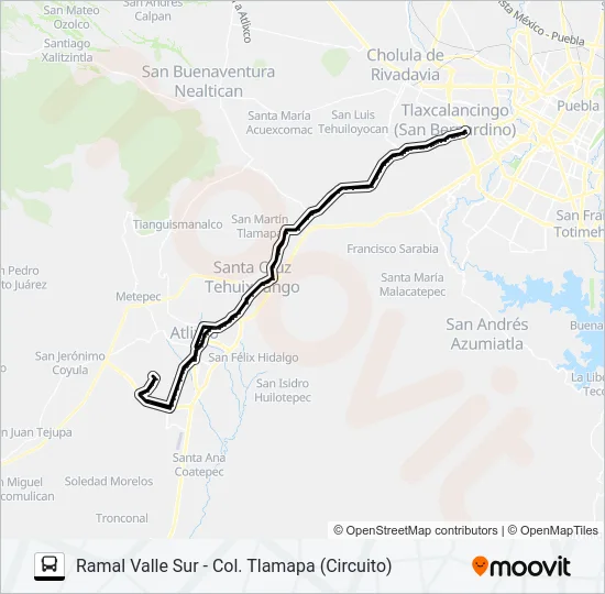 RUTA SANTA RITA Bus Line Map