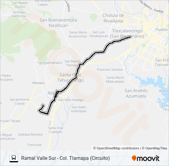 RUTA SANTA RITA bus Line Map