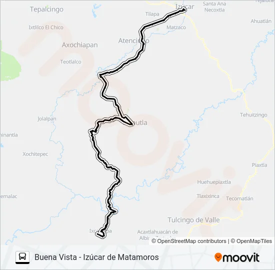 RUTA BUENA VISTA Bus Line Map