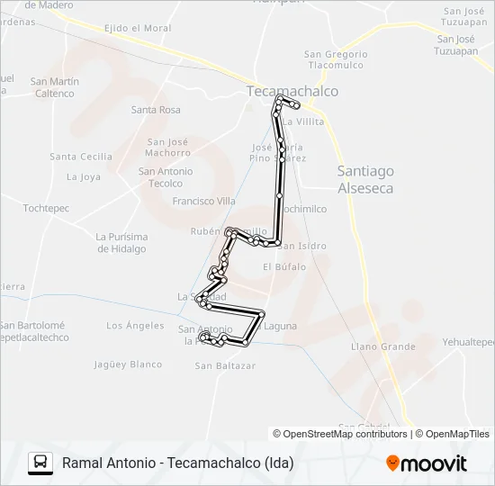 RUTA SAN ANTONIO Bus Line Map