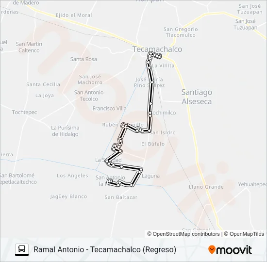 RUTA SAN ANTONIO Bus Line Map
