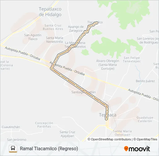 RUTA SUBURBANA 2 Bus Line Map