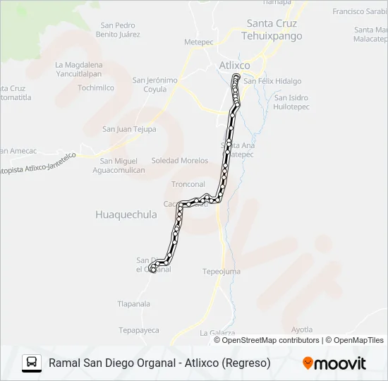 RUTA SAN DIEGO ORGANAL Bus Line Map