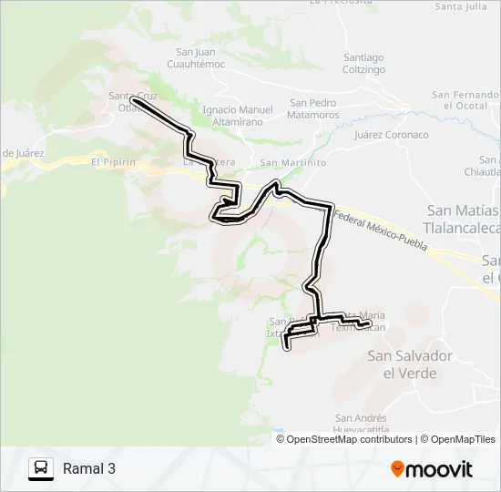 RUTA S28 Bus Line Map
