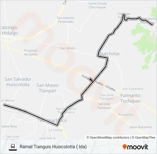RUTA S44 Bus Line Map