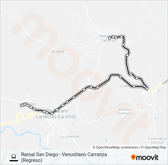 RUTA SAN DIEGO Bus Line Map