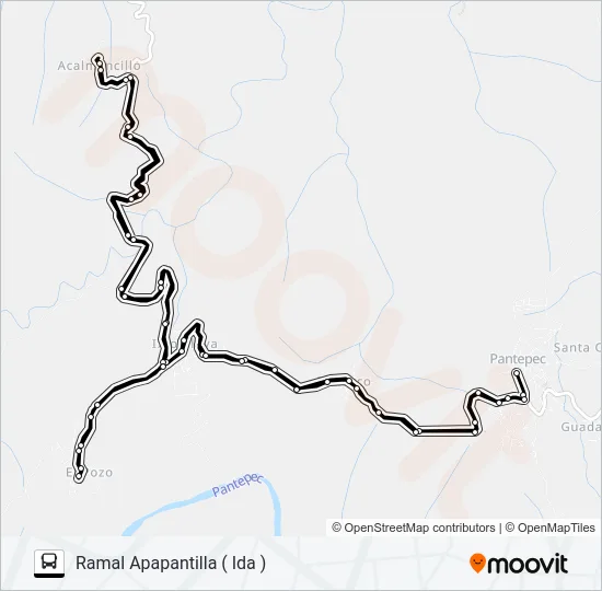 RUTA MECAPALAPA Bus Line Map
