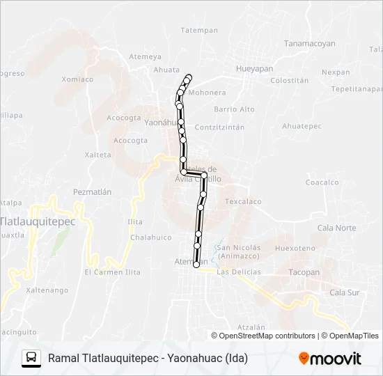 RUTA S10 Bus Line Map