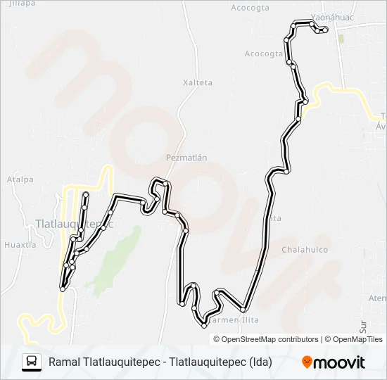 RUTA S10 Bus Line Map