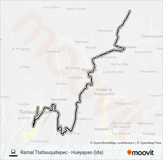 RUTA S10 Bus Line Map