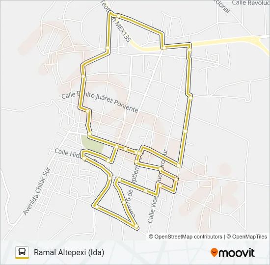 RUTA URBANA Bus Line Map