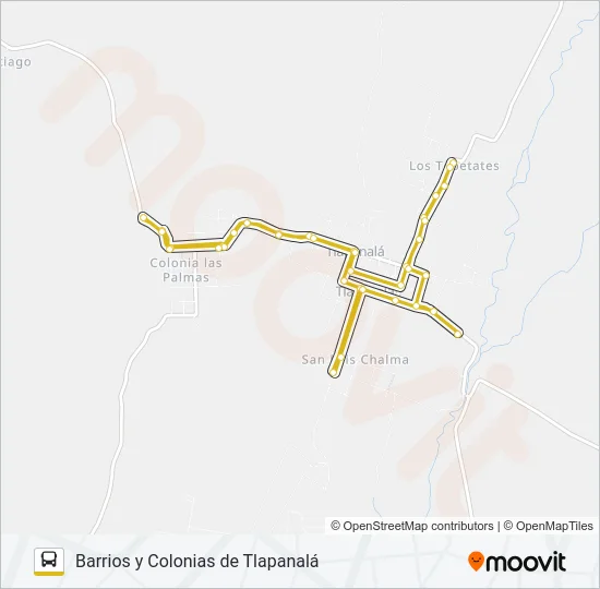 RUTA URBANA Bus Line Map
