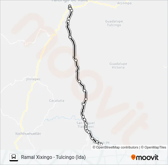 RUTA XIXINGO Bus Line Map