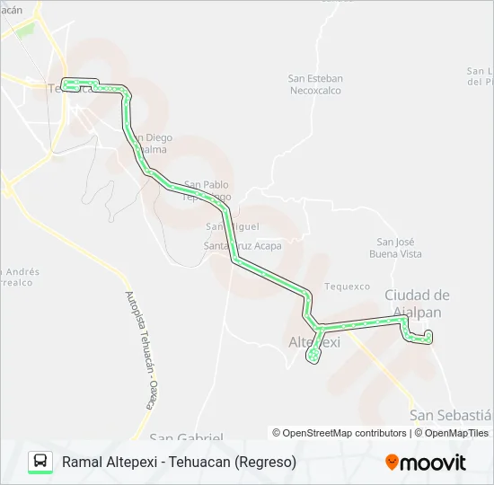 RUTA ALTEPEXI Bus Line Map