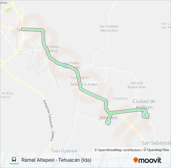 RUTA ALTEPEXI Bus Line Map