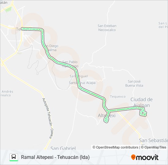 RUTA ALTEPEXI bus Line Map
