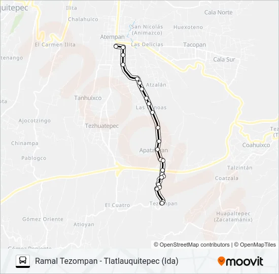 RUTA LA GRANJA Bus Line Map