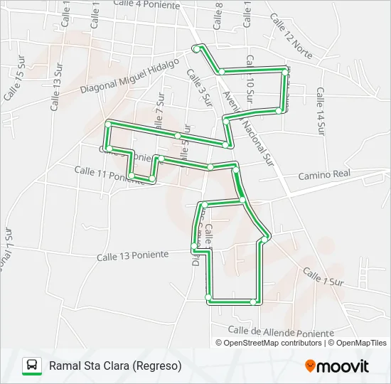RUTA STA CLARA Bus Line Map