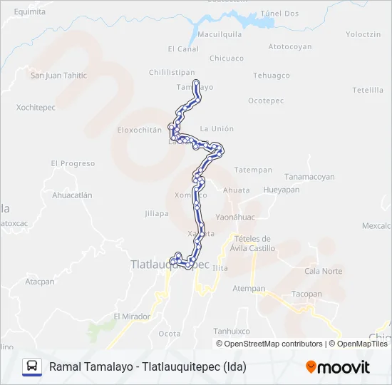 RUTA SUBURBANA Bus Line Map