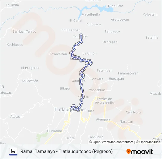 RUTA SUBURBANA Bus Line Map