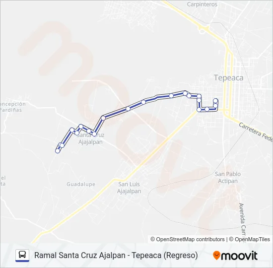 RUTA SUBURBANA Bus Line Map