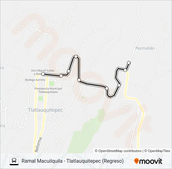 RUTA MACUILQUILA Bus Line Map