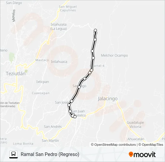 RUTA TOMAQUILAPA Bus Line Map