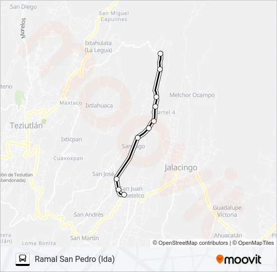 RUTA TOMAQUILAPA Bus Line Map
