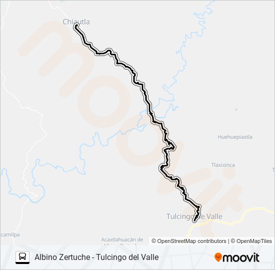 Mapa de RUTA ALBINO ZERTUCHE de autobús