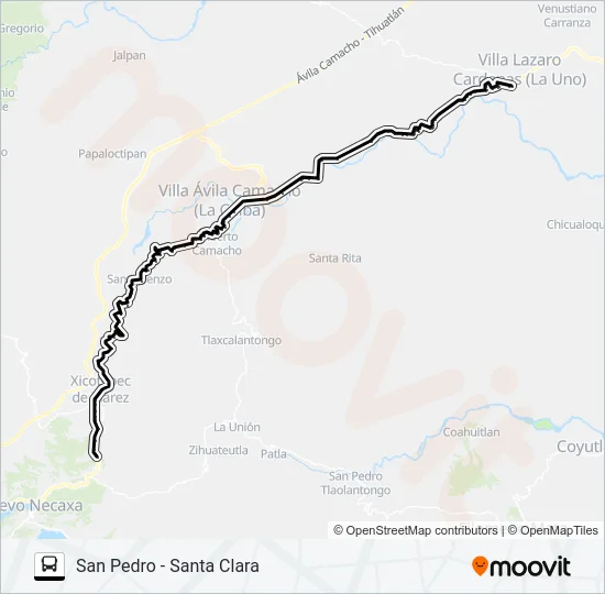 RUTA AUTO TRANSPORTES Bus Line Map