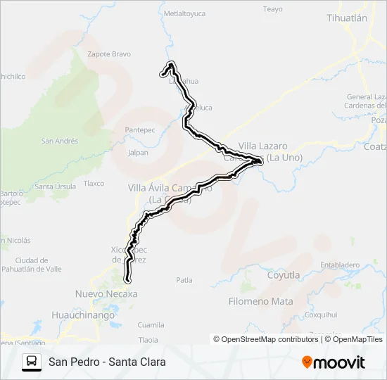 RUTA AUTO TRANSPORTES Bus Line Map