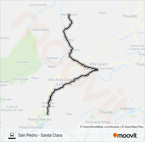RUTA AUTO TRANSPORTES Bus Line Map