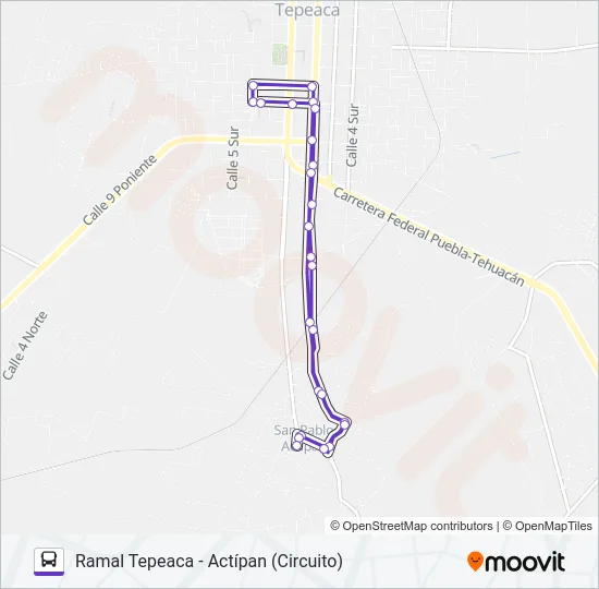 RUTA S11 Bus Line Map