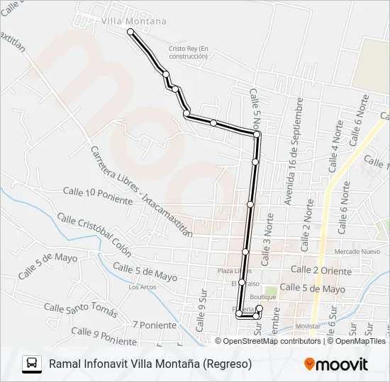 RUTA PAYUCA Bus Line Map