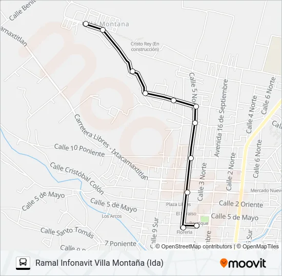 RUTA PAYUCA Bus Line Map