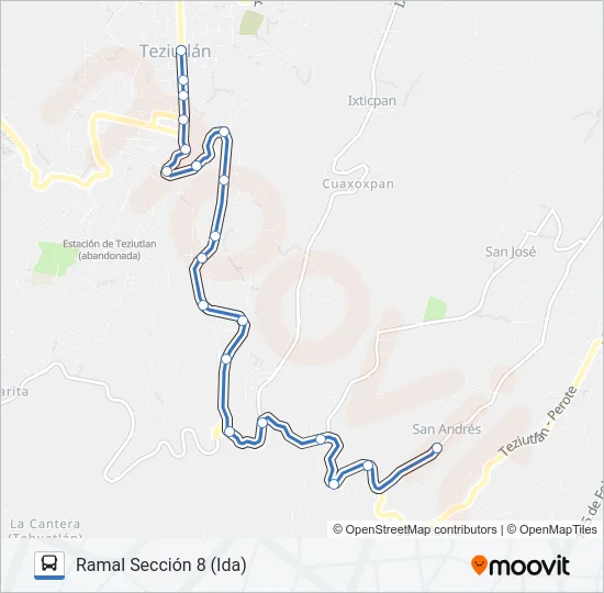RUTA VERDES Bus Line Map