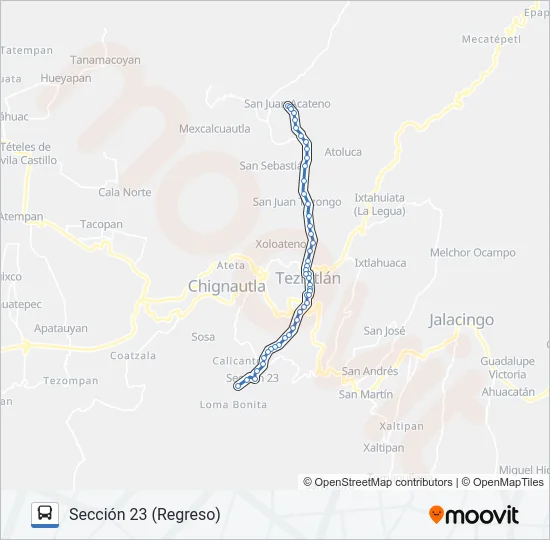 RUTA VERDES Bus Line Map