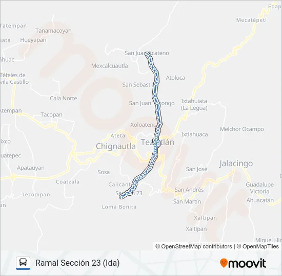 RUTA VERDES Bus Line Map