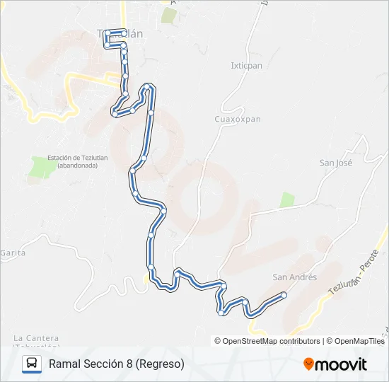 RUTA VERDES Bus Line Map