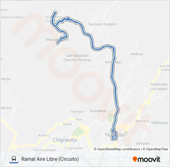 RUTA VERDES Bus Line Map