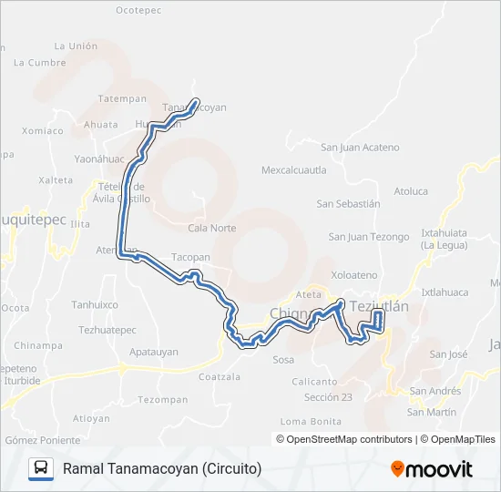 RUTA VERDES Bus Line Map