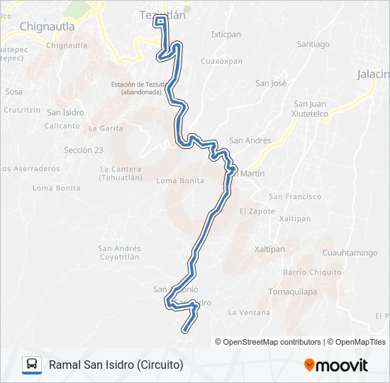 RUTA VERDES Bus Line Map