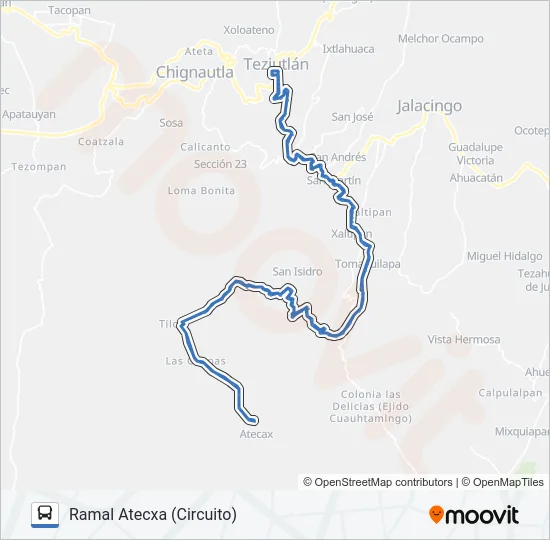 RUTA VERDES Bus Line Map