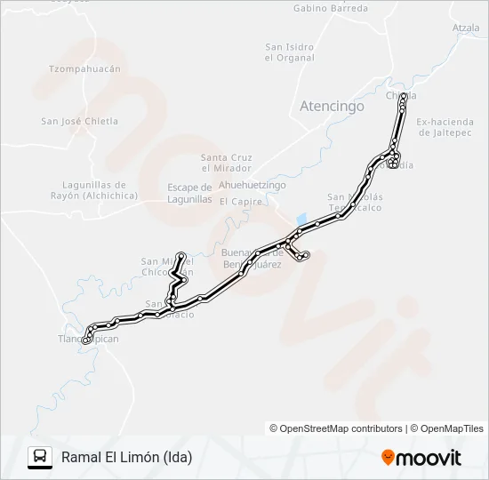 RUTA VIBORILLAS Bus Line Map