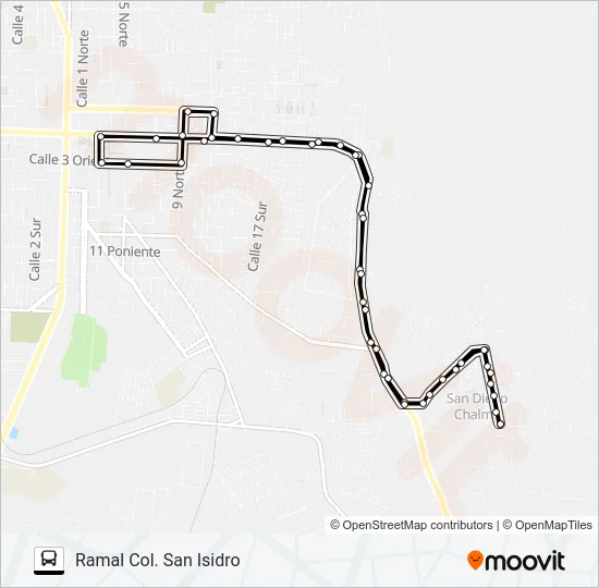 RUTA SANTA CRUZ ACAPA Bus Line Map