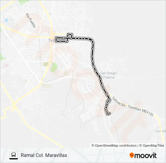 RUTA SANTA CRUZ ACAPA Bus Line Map