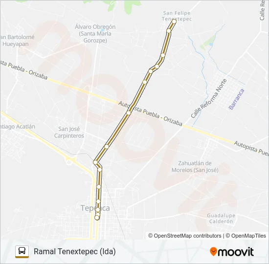 RUTA S15 Bus Line Map