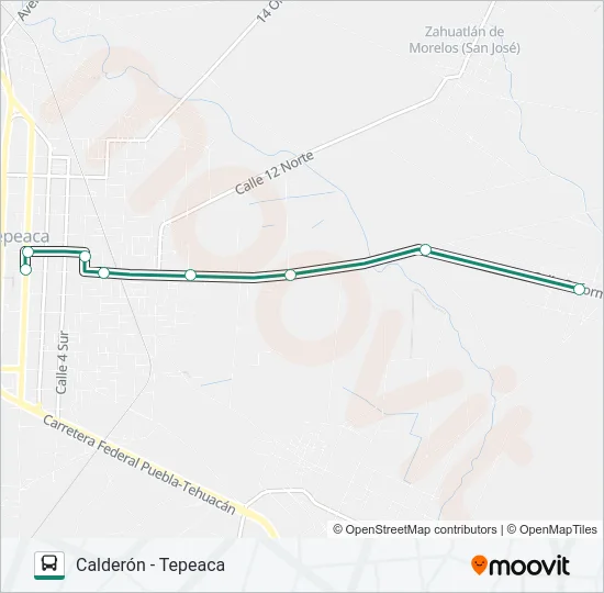 RUTA S16 Bus Line Map