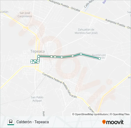 RUTA S16 Bus Line Map