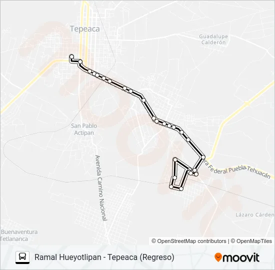 RUTA S22 Bus Line Map